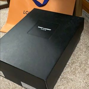 Saint Laurent hi tops with side fringe